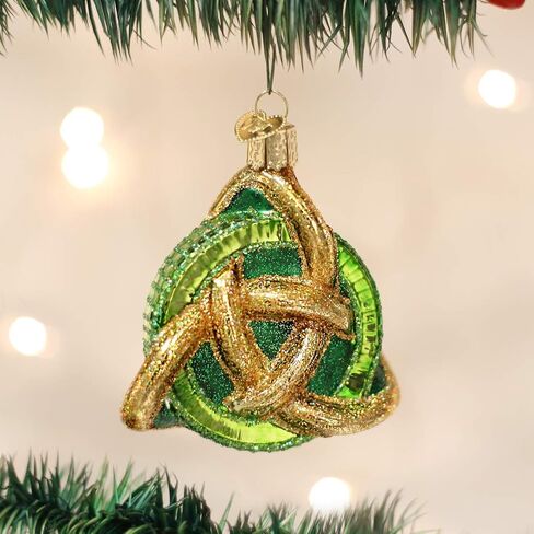 Old World Christmas Blue Snowcapped Bell Glass Blown Ornament for Christmas Tree in Saudi Arabia