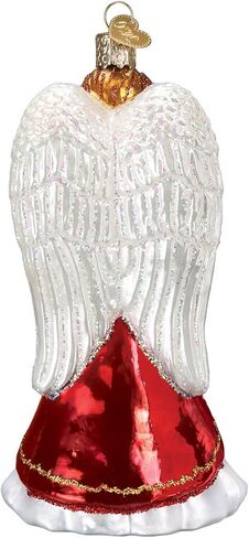 Old World Christmas Blue Snowcapped Bell Glass Blown Ornament for Christmas Tree in Saudi Arabia