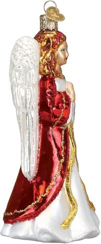 Old World Christmas Blue Snowcapped Bell Glass Blown Ornament for Christmas Tree in Saudi Arabia