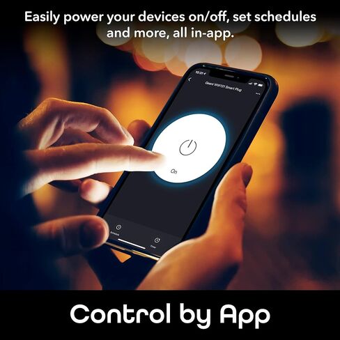 مفتاح جيني + قابس واي فاي ذكي متعدد المنافذ مع منفذي USB ومنفذ توفير الطاقة مع مراقبة الطاقة والتحكم في التطبيق، متوافق مع Alexa وGoogle Home (GN-WW131-199) in Kuwait