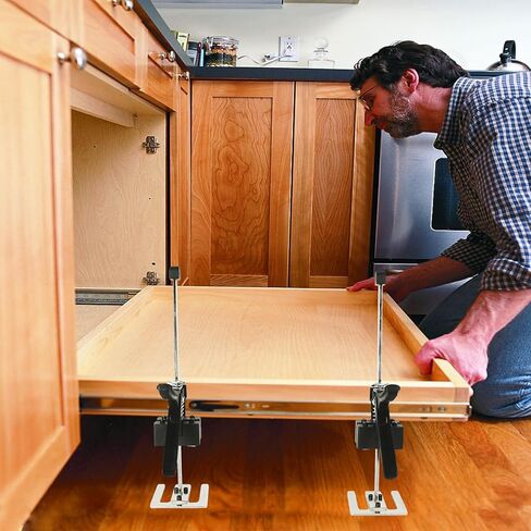 أداة رافعة رفع اليد والذراع لتوفير العمالة من BiJun مقاس 15 بوصة، مقابس رفع الأثاث متعددة الوظائف، أداة رفع اليد مع مستوى لتثبيت مصاعد الحوائط الجافة، والخزانة، والبلاط، والباب، والأثاث.2 حزمة in Kuwait