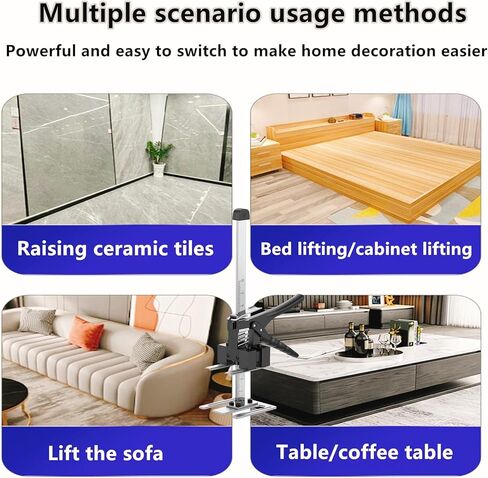 أداة رافعة رفع اليد والذراع لتوفير العمالة من BiJun مقاس 15 بوصة، مقابس رفع الأثاث متعددة الوظائف، أداة رفع اليد مع مستوى لتثبيت مصاعد الحوائط الجافة، والخزانة، والبلاط، والباب، والأثاث.2 حزمة in Kuwait