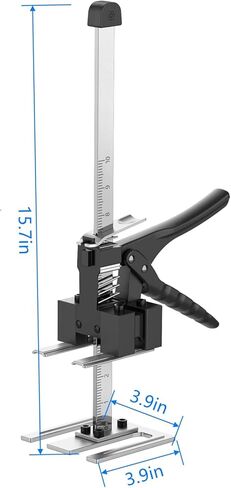 أداة رافعة رفع اليد والذراع لتوفير العمالة من BiJun مقاس 15 بوصة، مقابس رفع الأثاث متعددة الوظائف، أداة رفع اليد مع مستوى لتثبيت مصاعد الحوائط الجافة، والخزانة، والبلاط، والباب، والأثاث.2 حزمة in Kuwait