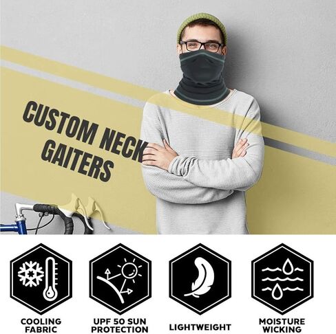 Neck Gaiter Face Mask, Face Cover Scarf Breathable Cooling Mask Neck Cover for Fishing Cycling Hiking Outdoors in Saudi Arabia
