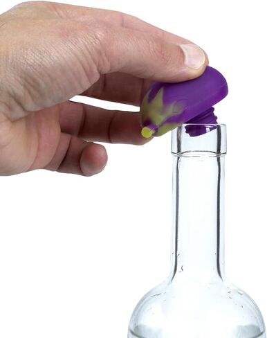 Charles Viancin - Golf Silicone Bottle Stopper - Creates an Airtight Seal on Standard Bottles - BPA-Free, Food-Grade Silicone - Dishwasher Safe in Saudi Arabia