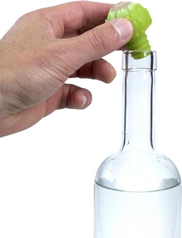 Charles Viancin - Golf Silicone Bottle Stopper - Creates an Airtight Seal on Standard Bottles - BPA-Free, Food-Grade Silicone - Dishwasher Safe in Saudi Arabia