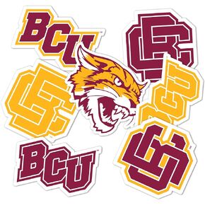 Desert Cactus Bethune-Cookman University Stickers Wildcats Vinyl Decals Laptop Water Bottle Car Scrapbook T2 (Type 2)