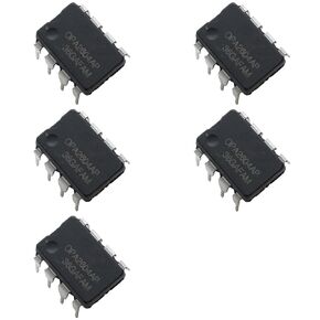 5pcs OPA2604AP Dual FET-Input, Low-Distortion Operational Amplifier,DIP-8.