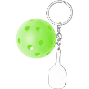 Pickleball Keychain for Backpack Sports Bag Accessories for Women Men Pickleball Team Players Birthday Gifts
