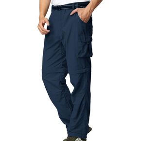 سروال رجالي للمشي لمسافات طويلة قابل للتحويل سريع الجفاف بسحاب للصيد والسفر وسفاري in Kuwait