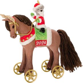 Hallmark Keepsake Christmas Ornament 2024, Rocking Horse Memories 2024, Gifts for Christmas Lovers