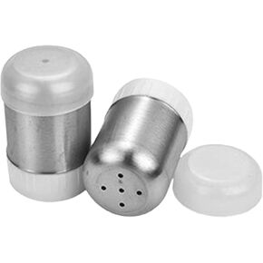 Stainless Steel Sugar Shakers Spice Salt Pepper Organizer Container Dust-proof Stainless Steel Salt Shakers