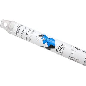 Blue Demon BDTP-125-01T Triple Play Low Temp Aluminum-Zinc Brazing Rod 1/8" x 18" 1 Lb Tube,