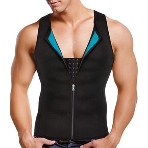 Men Sweat Sauna Vest Body Shaper Waist Trainer Slim Hot Neoprene Sport Fitness Gym Workout Tank Top