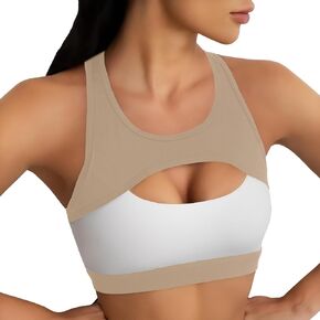 JBT Push Up Sports Bra for Women, Sexy Yoga Bra Medium Support