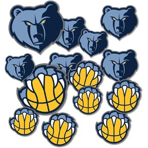 Desert Cactus Memphis Grizzlies NBA Officially Licensed Sticker Vinyl Decal Laptop Water Bottle Car Scrapbook (Type 1-1)