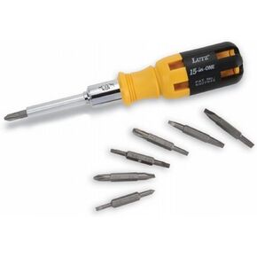 Lutz 15-in-1 Ratchet Screwdriver-YELLOW/BLACK