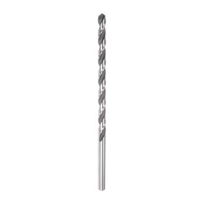 6542 High-speed Steel Twist Drill Bit, 8.2mm Drill Bit 200mm Length Extended Straight Shank Black Oxide Ground Drill Bit for Steel Aluminum Alloy