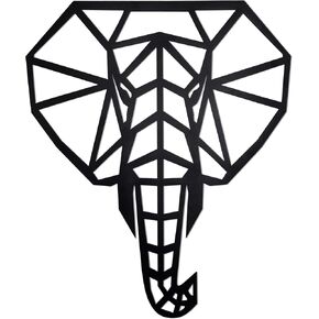 Ecqizer Elephant Wall Art - Modern Home Decor Accents Sculptures for Home & Kitchen, 14.5×12 Inch