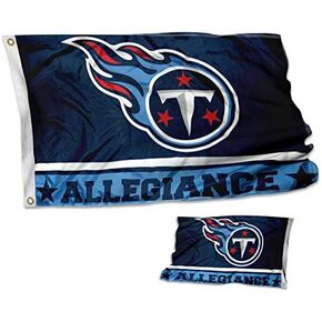 Tennessee Titans Double Sided Allegiance Flag
