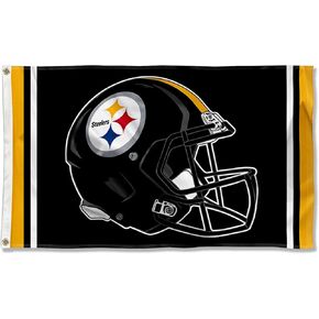 Pittsburgh Steelers New Helmet Grommet Pole Flag