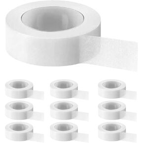 Nicime 10 Rolls 0.5 Inch Breathable Skin Tape, Face Tape Nose Tape, Flexible Stretch Bandages for Wound Injuries Swelling Sports (10Yards/Roll, White) in Kuwait