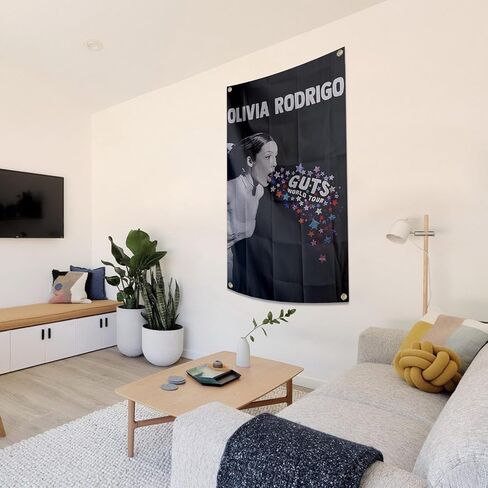 Olivia Singer 3x5Ft Tapestry Rodrigo Guts Tapestry with 4 Grommets Music Album Cover Wall Hanging for Outdoor Indoor Decor in Saudi Arabia