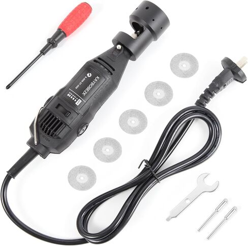 Tungsten Electrode Sharpener Grinder TIG Welding Set, ALUMINUM TIG Sharpener Welding Tungsten Grinder Head 12 Holes Rotary Tool, with Slot Tungsten Sharpener Multi-Angle, 5pc Wheels in Saudi Arabia