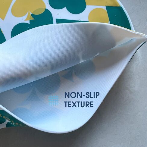 Silicone Swim Cap for Women, Waterproof Swimming Caps with Poker Printed in Saudi Arabia