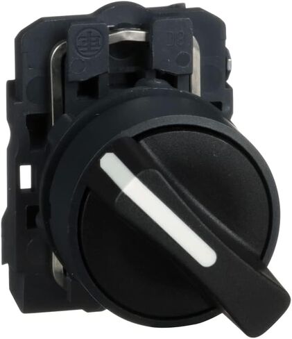 Schneider Electric XB5AD21 Harmony XB5 Selector Switch for Industrial Machinery with Plastic Bezel, 2 Positions, Stay Put Operation, 1NO in Saudi Arabia