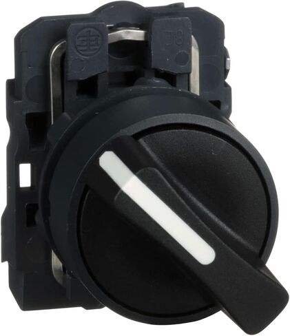 Schneider Electric XB5AD21 Harmony XB5 Selector Switch for Industrial Machinery with Plastic Bezel, 2 Positions, Stay Put Operation, 1NO in Saudi Arabia