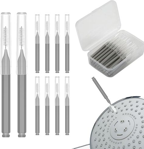 40pcs Shower Head Nozzle Cleaning Brushes, Tiny Brushes Multifunctional Mini Cleaning Tools for Small Hole Shower Head (Blue) in Saudi Arabia