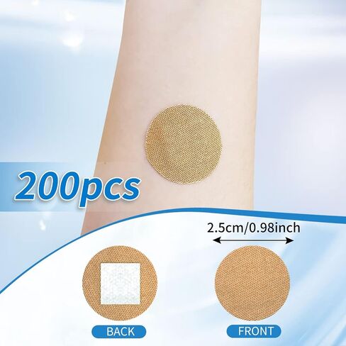Spot Bandages Round Bandages 300 Counts/3 Boxes Flex Fabric Adhesive Bandages Beige Skin Round Bandages for First Aids, Wound Care, Small Cut in Saudi Arabia