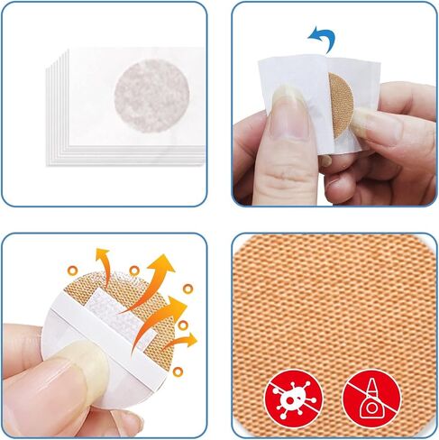 Spot Bandages Round Bandages 300 Counts/3 Boxes Flex Fabric Adhesive Bandages Beige Skin Round Bandages for First Aids, Wound Care, Small Cut in Saudi Arabia