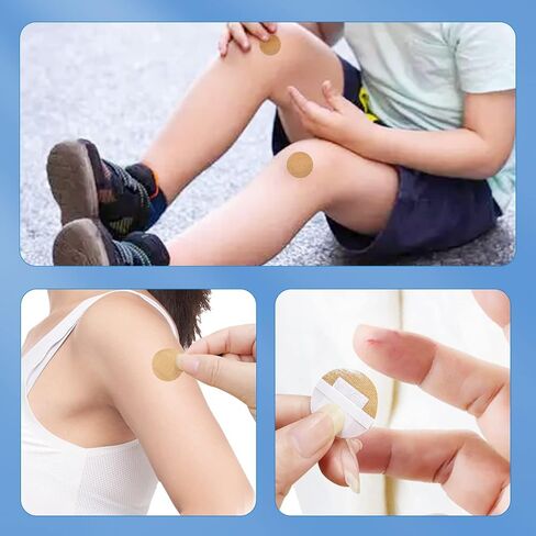 Spot Bandages Round Bandages 300 Counts/3 Boxes Flex Fabric Adhesive Bandages Beige Skin Round Bandages for First Aids, Wound Care, Small Cut in Saudi Arabia