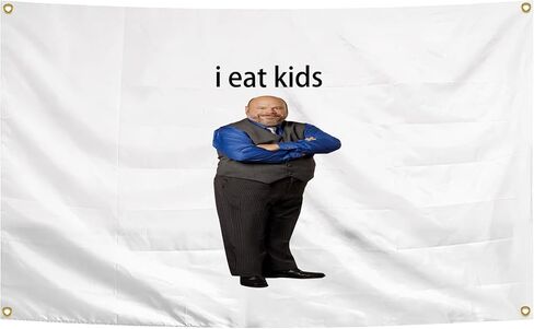 lnabmhu I Eat Kids Bertram Tapestries Vivid Color Durable Polyester For Bedroom College Dorm Room Living Room in Saudi Arabia