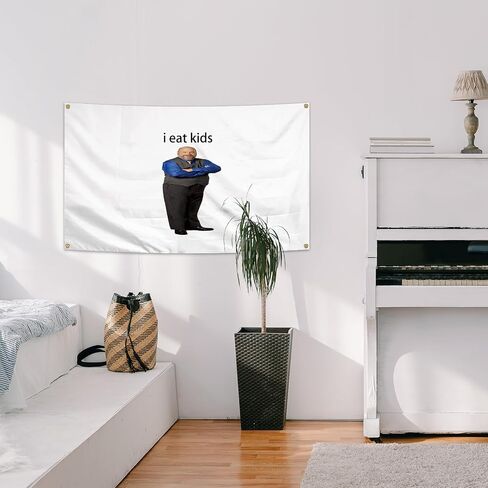 lnabmhu I Eat Kids Bertram Tapestries Vivid Color Durable Polyester For Bedroom College Dorm Room Living Room in Saudi Arabia