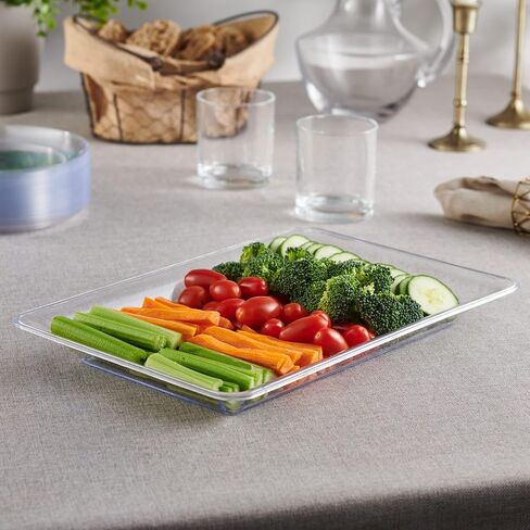 PLASTICPRO Plastic Serving Trays - Serving Platters Rectangle 10 X 14 Disposable Party Dish Black Pack of 4 in Saudi Arabia