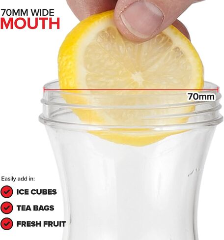 Plastic Juice Carafe with Lids (Set of 2) 50 oz Carafes for Mimosa Bar, Drink Pitcher with Lid, Water Bottle, Milk Container, Clear Beverage Containers for Fridge, Pantry Storage, Square Pitchers in Saudi Arabia