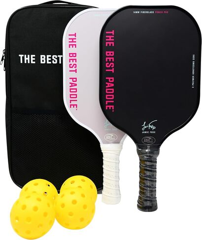 USAPA Certified Pickleball Starter Kit - Pickleball Paddles Set of 2, 2 Pickle Ball Rackets, 4 Balls, 1 Bag, Pickle-Ball Equipment in Saudi Arabia