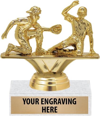 Double Male Baseball Trophy - Baseball Trophies and Awards Prime in Saudi Arabia