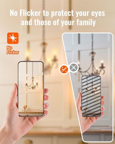 OMED E12 Candelabra LED Light Bulbs 100W Equivalent, 2200K Soft Yellow, Dimmable LED Chandelier Light Bulbs, 7W 1000 Lumen Amber LED Candle Light Bulbs for Living Room, Light Fixture, 2 Pack in Saudi Arabia