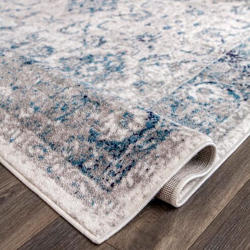 سجادة منطقة NuLOOM Vintage Anaelle، مقاس 10.16 سم × 15.24 سم، أزرق in Saudi Arabia