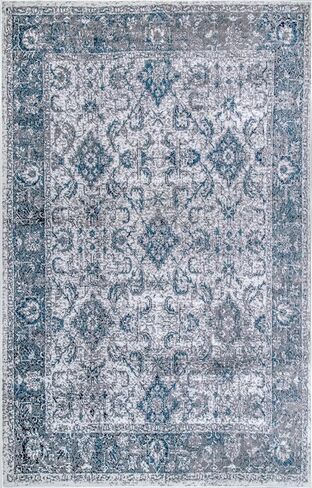 سجادة منطقة NuLOOM Vintage Anaelle، مقاس 10.16 سم × 15.24 سم، أزرق in Saudi Arabia