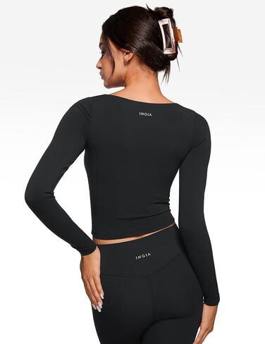 قمصان نسائية قصيرة الأكمام للتمرين ورقبة على شكل حرف V قمصان رياضية مبطنة كاجوال لليوجا والجيم in Kuwait