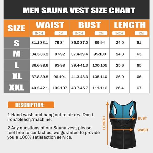 Men Sweat Sauna Vest Body Shaper Waist Trainer Slim Hot Neoprene Sport Fitness Gym Workout Tank Top in Saudi Arabia