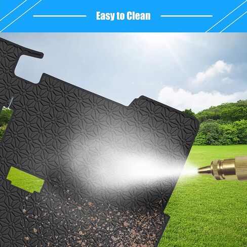 NOKINS Golf Cart Floor Mats for EZGO TXT (1994-up), Express S4 (2012-2020), Valor & Workhorse Golf cart Models,Full Coverage Golf Cart Floor Liner Mat in Saudi Arabia
