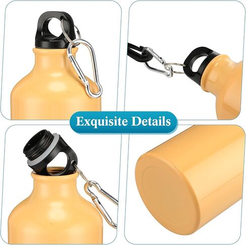 Uiifan 32 Pcs Thank You Gift for Coworker Aluminum Water Bottle Employee Appreciation Gift Inspirational Lightweight Sports Water Bottle Bulk for Teacher Staff (Black) in Saudi Arabia