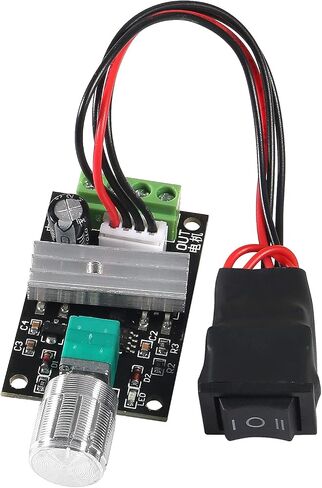 4PCS DC Motor Speed Controller, 6V 12V 24V 28V 3A 80W Adjustable Speed Controller Regulation Switch 1203BB DC Motor Driver Reversing in Saudi Arabia