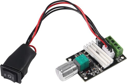 4PCS DC Motor Speed Controller, 6V 12V 24V 28V 3A 80W Adjustable Speed Controller Regulation Switch 1203BB DC Motor Driver Reversing in Saudi Arabia